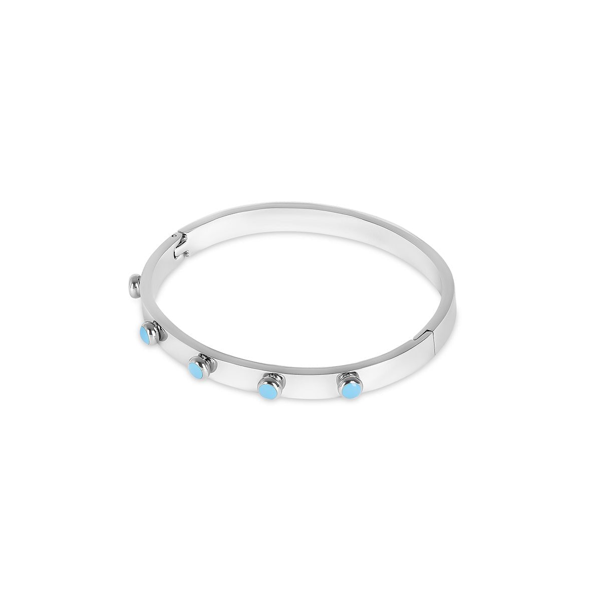 Bracelete Aqua Stone - Prata