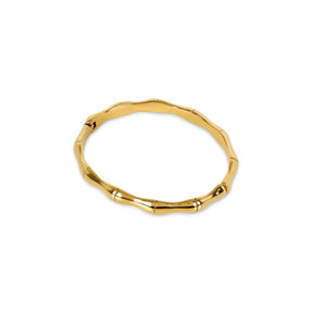 Bracelete Bamboo Banhado em Ouro 18k